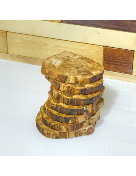 Mergaoliva slices olive wood