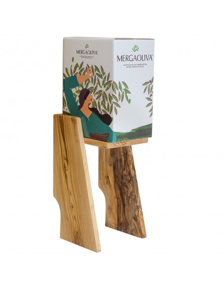Mergaoliva baginbox holder olive wood