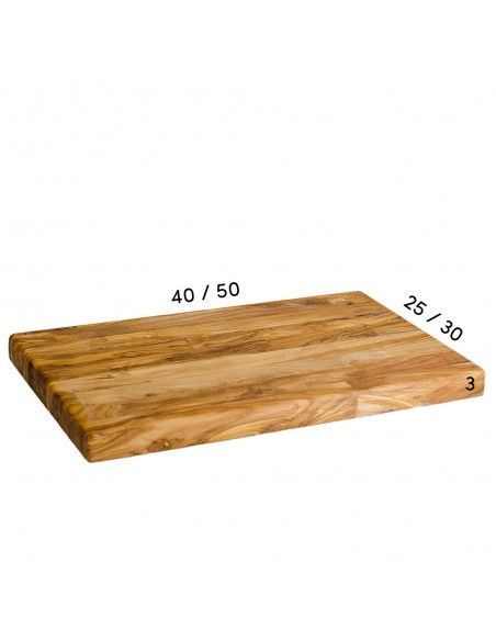 Planche en bois d'olivier