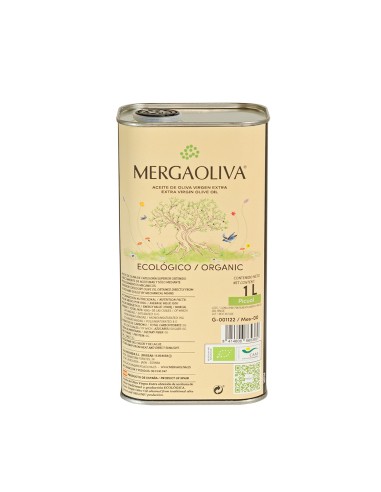 MERGAOLIVA organic 1 liter TIN