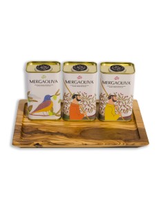 Olive wood tasting plate