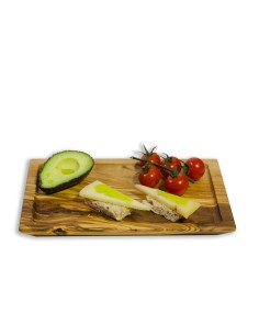 Handmade olive wood plate