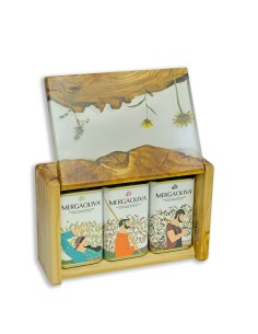 Olive tree case epoxy resin cans