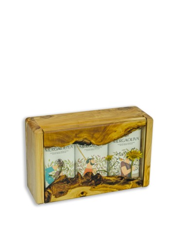 Coffret cadeau en résine et olivier