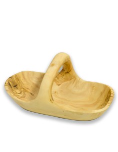 Olive wood basket 2