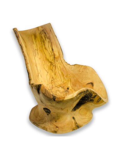 Coupe à fruits en bois d'olivier