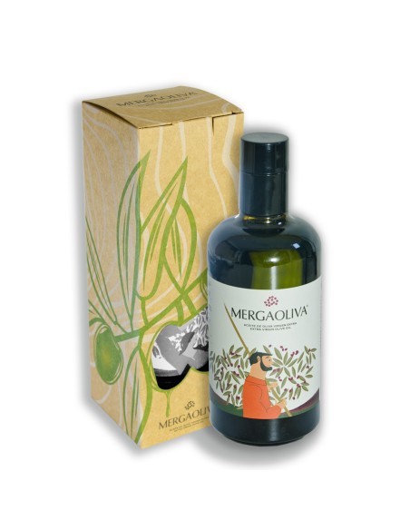 Botella aceite 500ml con estuche regalo