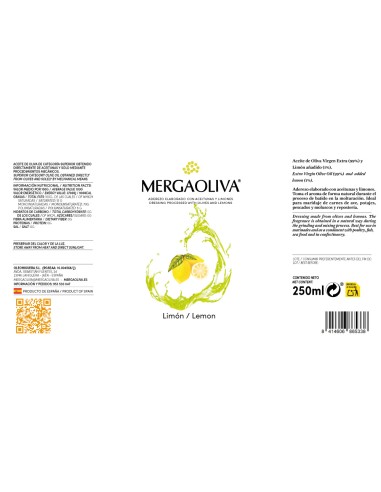 LEMON balsamic oil : 250ml tin