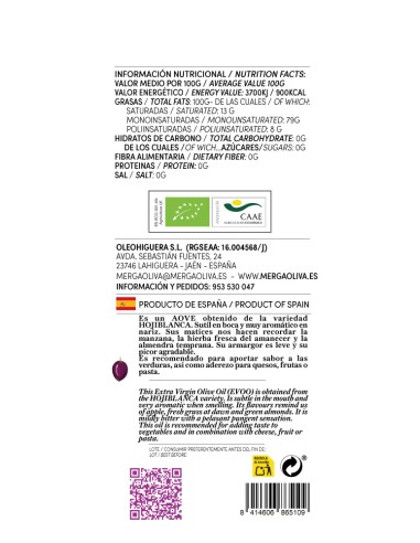 Cénit HOJIBLANCA EVOO: 3L TIN