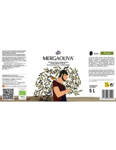 Etiqueta PET 5 litros