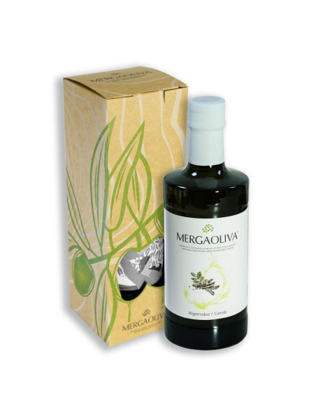 Aceite aromatizado con algarroba